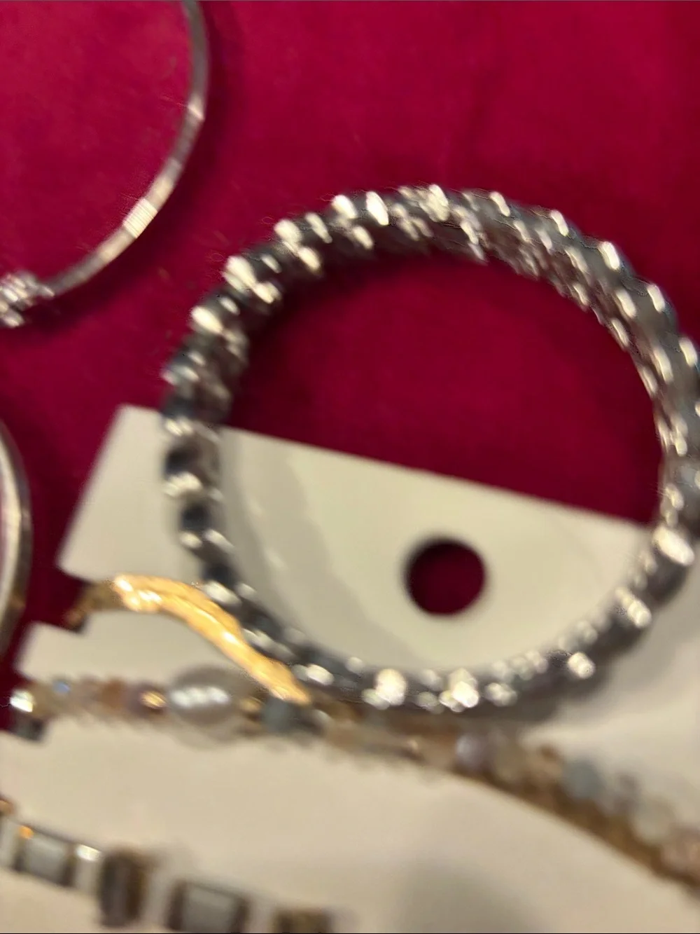 Express Silver & Pearlescent Mixed Bracelet Set